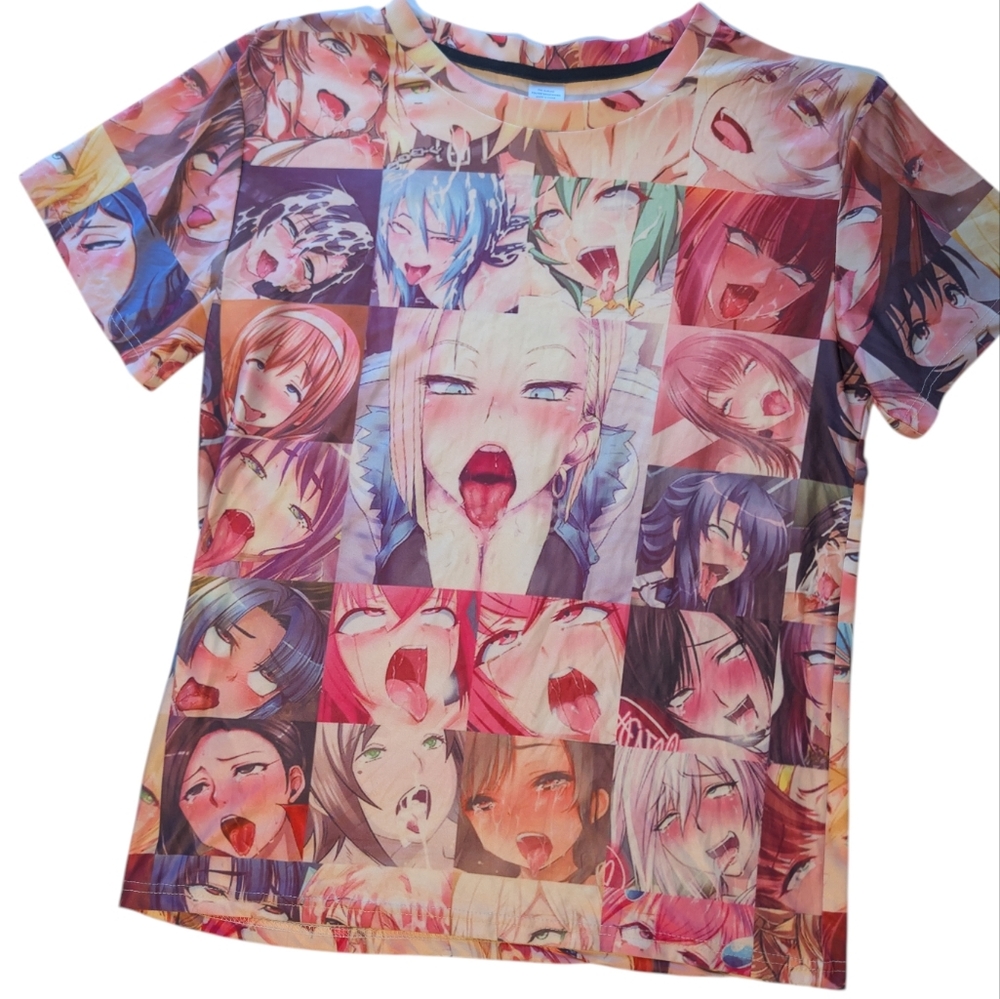Anime Graphic T-Shirt Mens Large